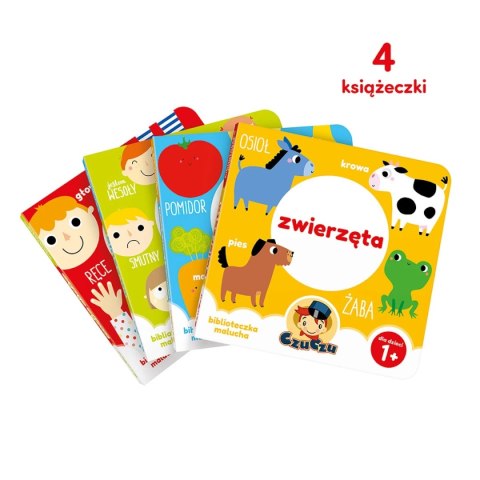 Biblioteczka malucha 1+ - 4 rozkładane książeczki