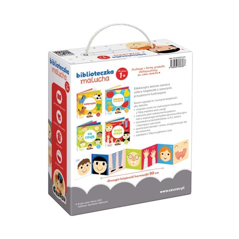 Biblioteczka malucha 1+ - 4 rozkładane książeczki