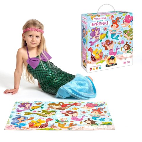 CzuCzu Magiczne puzzle Syrenki 4+