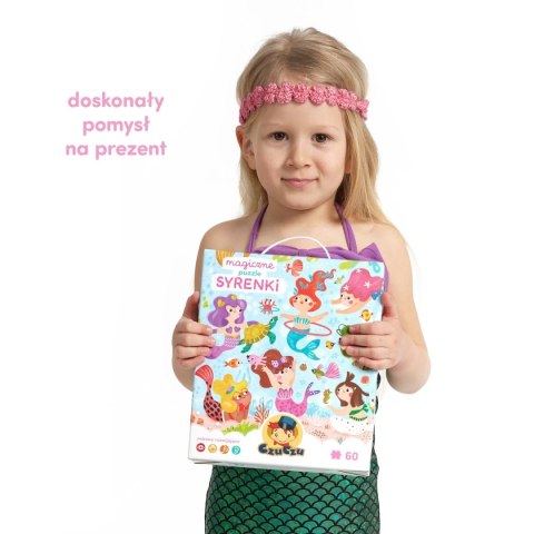 CzuCzu Magiczne puzzle Syrenki 4+