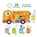 CzuCzu Moto puzzle Śmieciarka 2+,3+