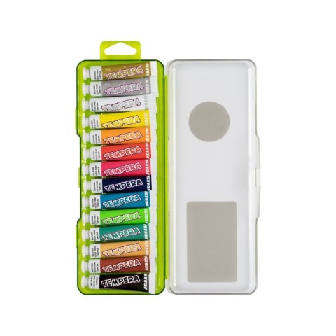 Farby Jolly tempera - 12szt + metaliczne
