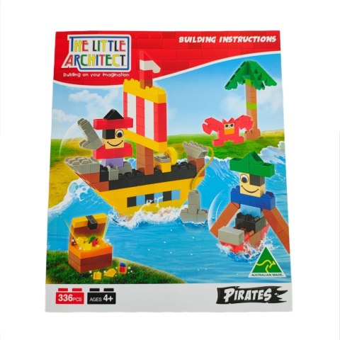 Klocki Little Architect Pirates - 335 el.