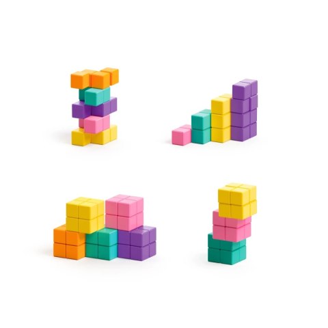 Klocki magnetyczne Pixio Abstract Neon - 60 el - Abstract Series