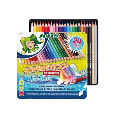 Kredki Jolly - Aqua - 24 szt.