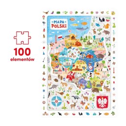 Mapa Polski - puzzle obserwacyjne CzuCzu