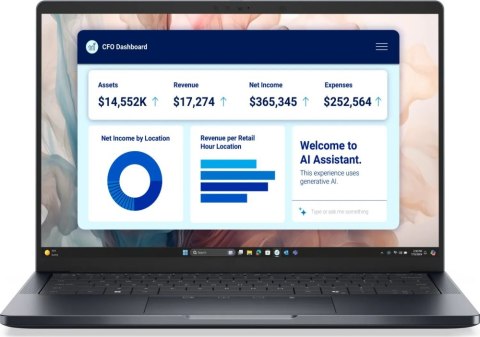 Notebook DELL Pro 14 Premium PA14250 (14"/Ultra 5 236V /16GB/SSD512GB/W11P/Szaro-czarny)