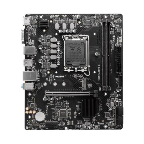 Płyta MSI PRO PRO H610M-E /H610/DDR5/SATA3/M.2/USB3.0/PCIe4.0/s.1700/mATX