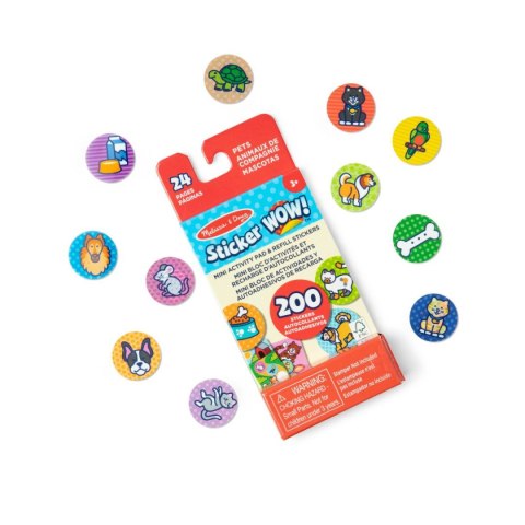 Sticker Wow - wkład + mini książeczka - Zwierzęta domowe