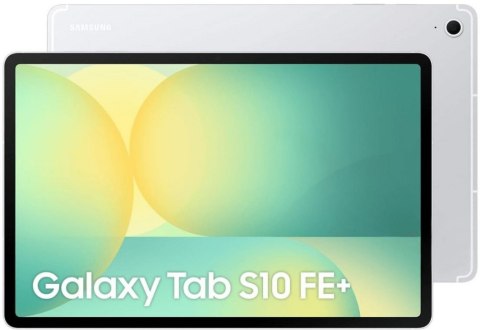 Tablet SAMSUNG Galaxy Tab S10 FE+ 128 GB 5G Srebrny (13.1"/Samsung Exynos 1580/128GB/Android 15/Wi-Fi/Srebrny)