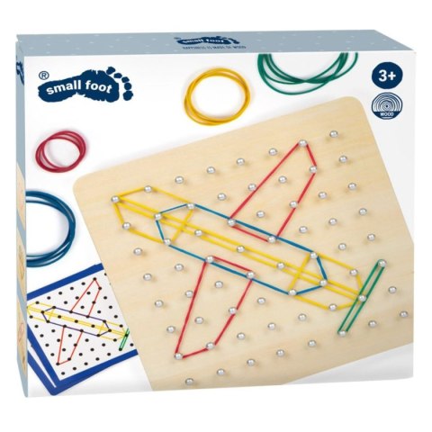 Drewniana tablica manipulacyjna - gra Geoplan