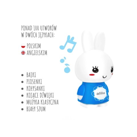 Króliczek Alilo Big Bunny G7C BLUE - niebieski
