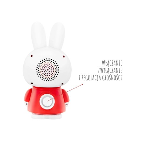 Króliczek Alilo Honey Bunny G6 RED - czerwony