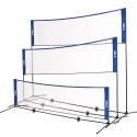 NT7111 3w1 SIATKA MULTIFUNKCYJNA BADMINTON+TENIS+SIATKÓWKA POKROWIEC PEŁNY NILS