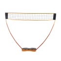 ZSB3 ZESTAW 3w1 SIATKA DO BADM. + TENIS ZIEMNY + SIATKÓWKA + WALIZKA NILS