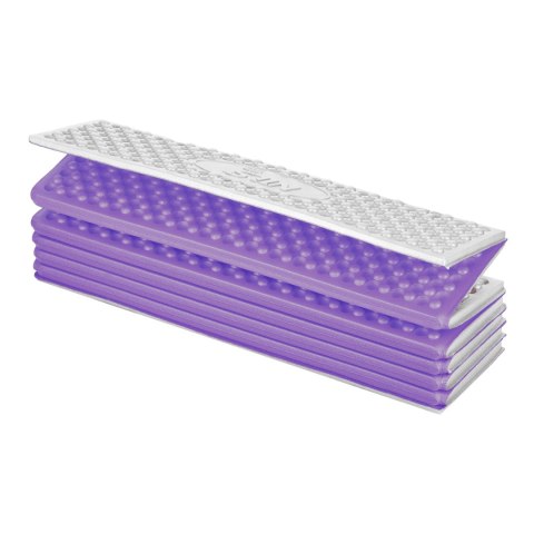 NC17103 KARIMATA SKŁADANA TURYSTYCZNA Z PODBICIEM ALUMINIOWYM + XPE 195 CM FIOLETOWA NILS CAMP