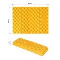 NC17105 KARIMATA KEMPINGOWA DO SIEDZENIA Z PODBICIEM ALUMINIOWYM +IXPE 40 CM ŻÓŁTA NILS CAMP