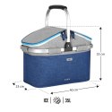 NC2901 TORBA TERMICZNA NIEBIESKA 35L NILS