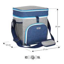 NC2902 TORBA TERMICZNA NIEBIESKA 15L NILS
