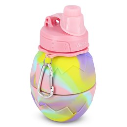 NC4102 BIDON SILIKONOWY SKŁADANY 700ML RÓŻOWY NILS