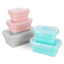 NC4105 POJEMNIK/LUNCH BOX SKŁADANY MIĘTOWY 500ML NILS CAMP