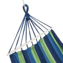 NC9001 NIEBIESKI HAMAK Z DREWNIANĄ BELKĄ 70CM I METALOWYM UCHWYTEM NILS CAMP