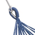 NC9004 NIEBIESKI-CIEMNONIEBIESKI HAMAK Z DREWNIANĄ BELKA 70CM I METALOWYM UCHWYTEM NILS CAMP