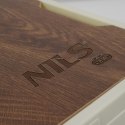 NCB4007 SKŁADANA SKRZYNIA KEMPINGOWA BIAŁA Z FUNKCJĄ STOŁU 2W1 NILS CAMP