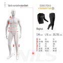 BTS0464 SPODNIE TERMOAKTYWNE CZARNE MĘSKIE 2XL/3XL MAGNUS NILS