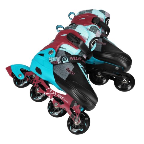 NA13810 ŁYŻWOROLKI TWIST NIEBIESKIE ROZM. S(31-34) NILS EXTREME