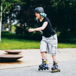 NA13810 ŁYŻWOROLKI TWIST ŻÓŁTE ROZM. S(31-34) NILS EXTREME