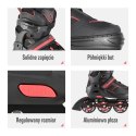 NA14174 A CZARNO-CZERWONE ROZM. S (31-34) ŁYŻWOROLKI NILS EXTREME