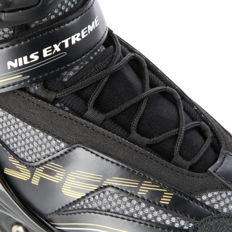 NA2150 CZARNO-ZŁOTY ROZM. 44 ŁYŻWOROLKI NILS EXTREME