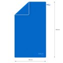 NAR12 NIEBIESKI RĘCZNIK Z MIKROFIBRY 180x100 cm NILS AQUA