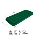NC2801 MATERAC TURYSTYCZNY DMUCHANY 191X73X22 CM ZIELONY NILS CAMP