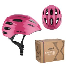 MTW01 LED RÓŻOWY ROZM. XS (49-55 cm) KASK NILS EXTREME