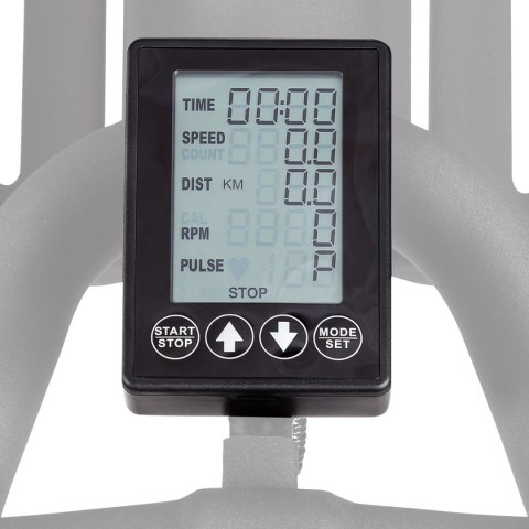 SW7200 ROWER STACJONARNY SPININGOWY Z OPOREM MECHANICZNYM 22KG HMS PREMIUM