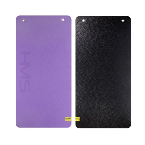 MFK01 VIOLET-BLACK MATA FITNESS KLUBOWA Z OTWORAMI HMS PREMIUM