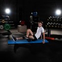 MFK03 BLUE-BLACK MATA FITNESS KLUBOWA Z OTWORAMI HMS PREMIUM