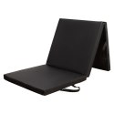 MGS02 BLACK MATERAC GIMNASTYCZNY SKŁADANY 1800x600MM HMS PREMIUM