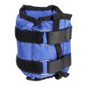 OB03 BLUE OBCIĄŻNIKI DO ĆWICZEŃ NA KOSTKI I NADGARSTKI 2 x 1.5 KG HMS