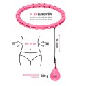 ZESTAW HULA HOP OHA02 PINK Z WYPUSTKAMI I OBCIĄŻNIKIEM ONE FITNESS + PAS BR160