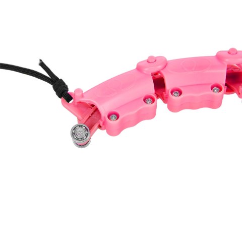 ZESTAW HULA HOP OHA02 PINK Z WYPUSTKAMI I OBCIĄŻNIKIEM ONE FITNESS + PAS BR160
