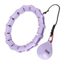 ZESTAW HULA HOP OHA02 VIOLET Z WYPUSTKAMI I OBCIĄŻNIKIEM ONE FITNESS + PAS BR160