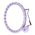 ZESTAW HULA HOP OHA02 VIOLET Z WYPUSTKAMI I OBCIĄŻNIKIEM ONE FITNESS + PAS BR160