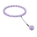 ZESTAW HULA HOP OHA02 VIOLET Z WYPUSTKAMI I OBCIĄŻNIKIEM ONE FITNESS + PAS BR160