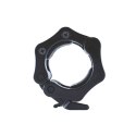 GO320 + ZG1000 BLACK GRYF OLIMPIJSKI 14,8KG 1830MM HMS PREMIUM ZACISKAMI LOCK JAW BLACK