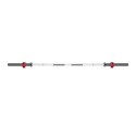 GO450 (+ ZG1000R) GRYF OLIMPIJSKI 18.5KG 2200MM HMS Z ZACISKAMI LOCK JAW RED