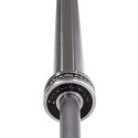GO901 GRYF OLIMPIJSKI 20KG 2200MM HMS PREMIUM + ZG1500 SILVER ZACISKI LOCK JAW (2 szt)