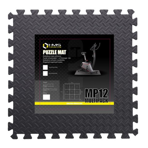 MP12 MATA PUZZLE L.GRAY 9 ELEMENTÓW 12MM HMS PREMIUM